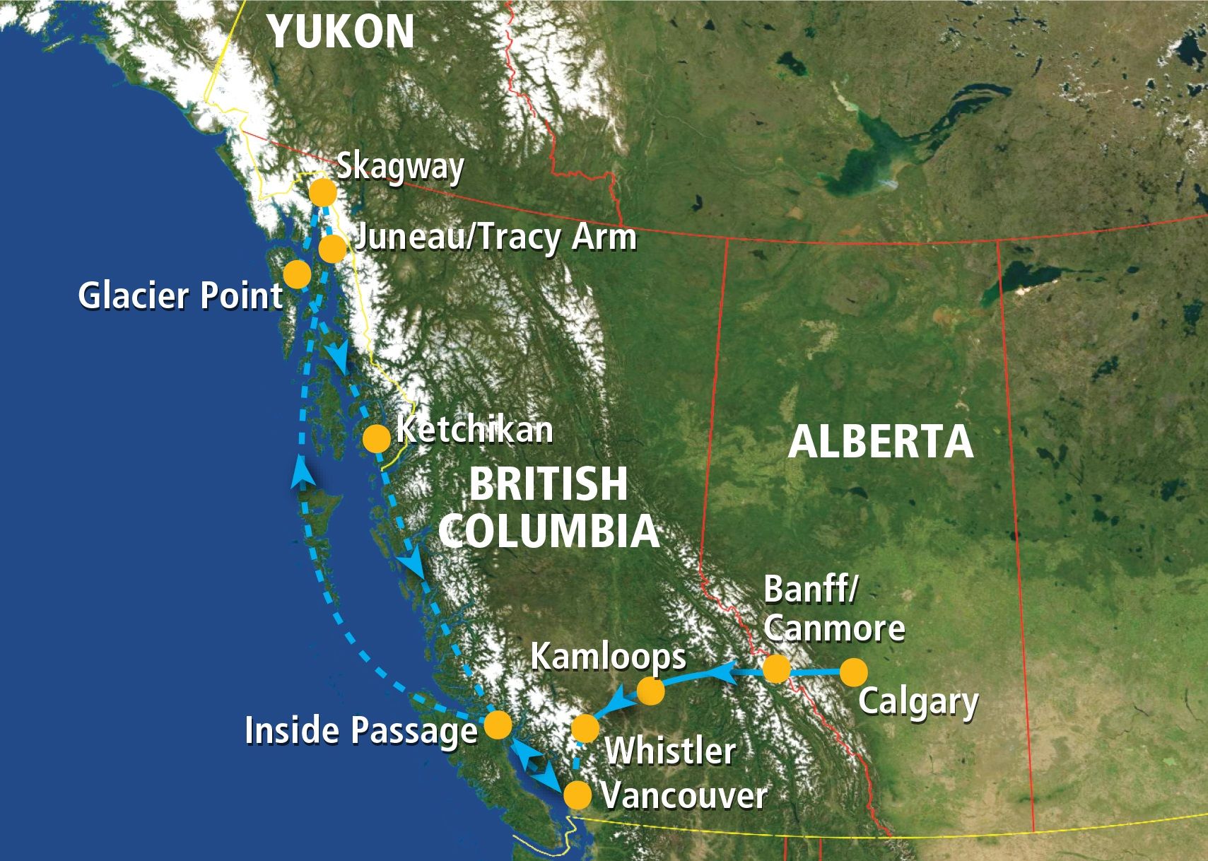 Western Canada and The Inside Passage Tours and Vacation Packages in